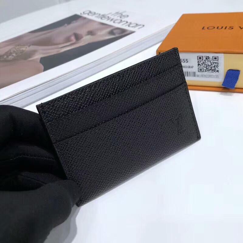 Louis Vuitton Wallets M30655 Cross pattern black gray